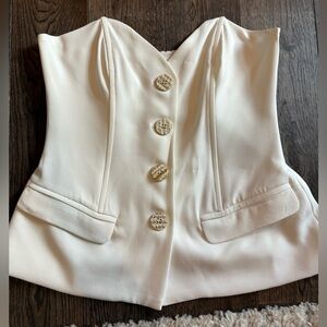 Showpo Size US 6 business half way shirt business causal